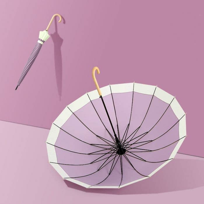 Two Tones Pastel Colour Umbrella 3468