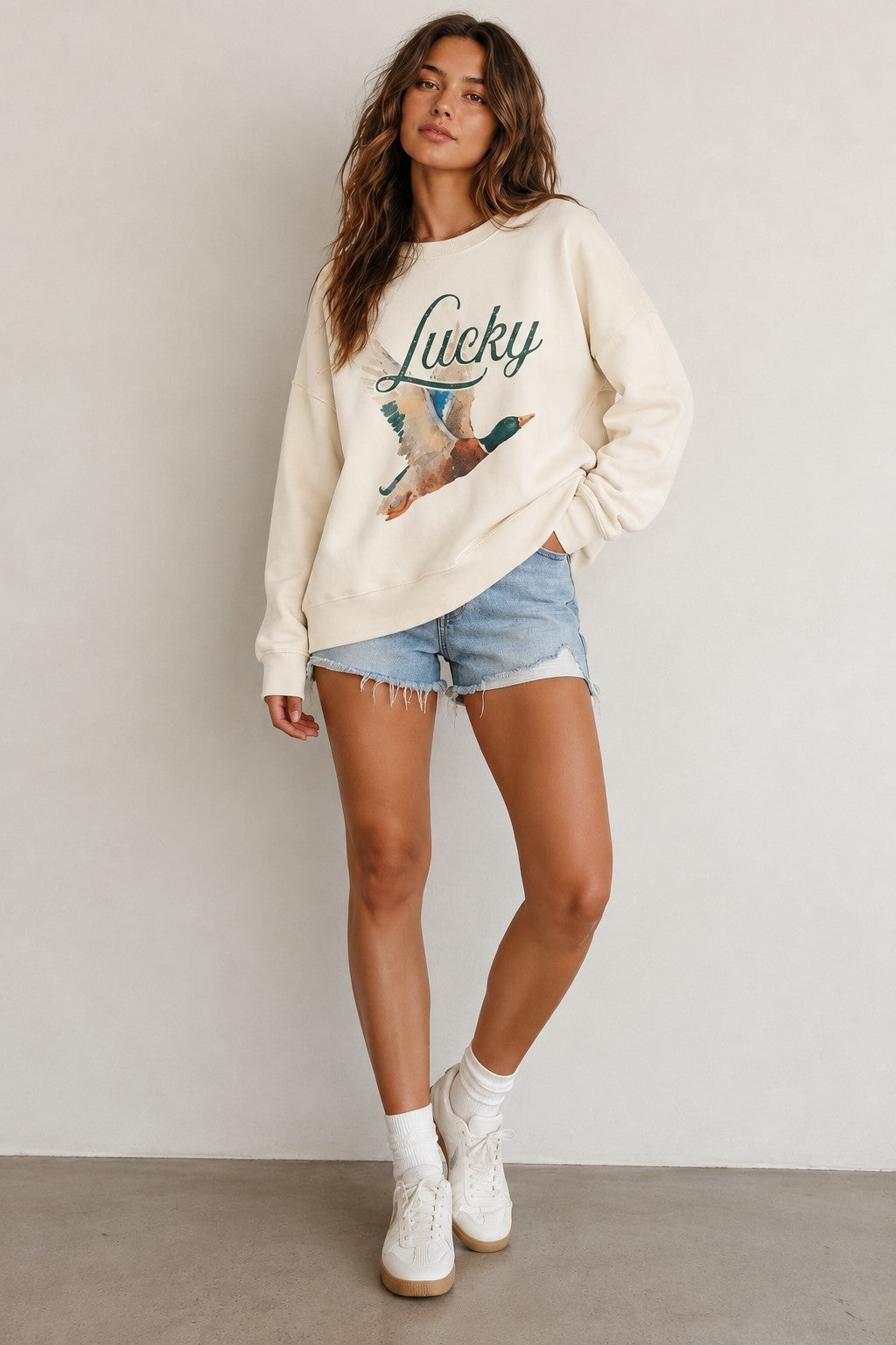 Lucky Mallard Duck Sweatshirt