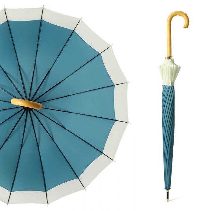 Two Tones Pastel Colour Umbrella 3468
