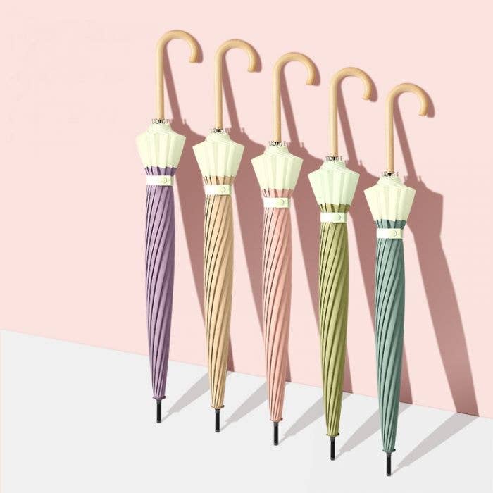 Two Tones Pastel Colour Umbrella 3468